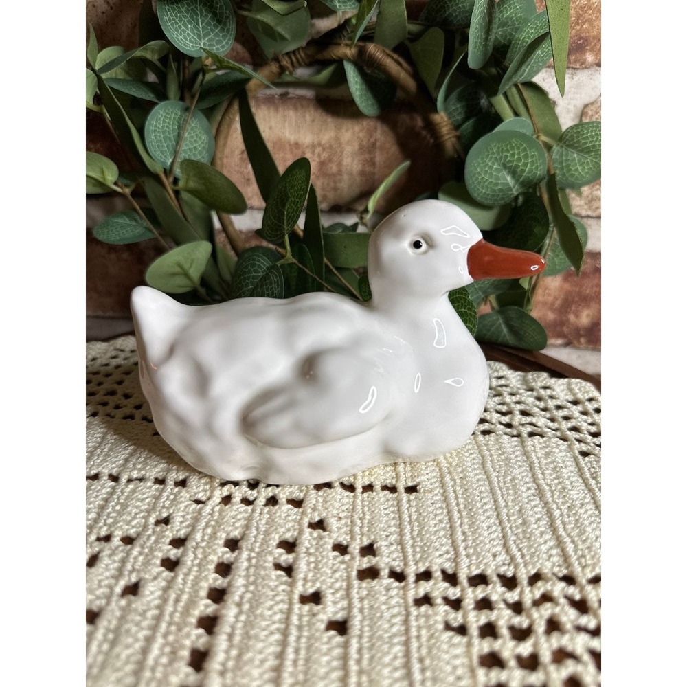 Vintage Ceramic Duck Figurine by Tailored Tiles 5"